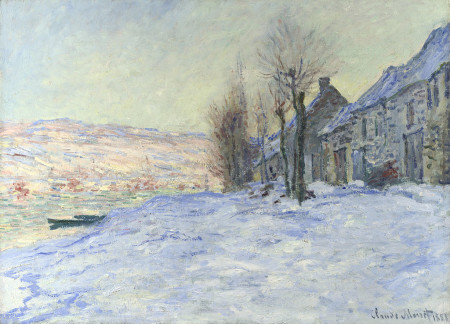 Lavacourt: Sunshine and Snow Claude Monet