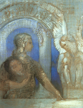 Mystical Knight Oedipus and the Sphinx Odilon Redon