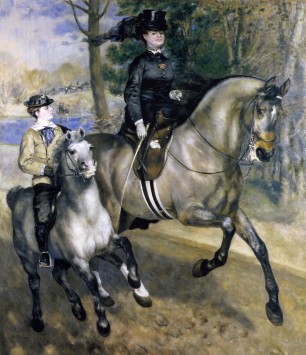 Riders in the Bois de Boulogne Madame Henriette Darras Pierre Renoir