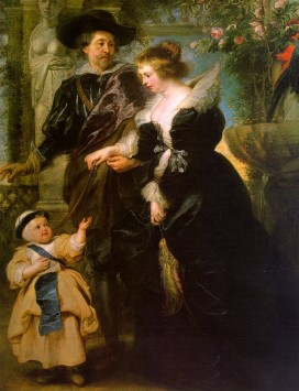 Rubens with his Wife, Helene Fourmont and Their Son, Peter Paul Peter Paul Rubens