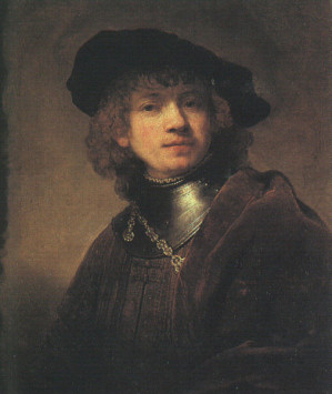 Self Portrait as a Young Man Rembrandt