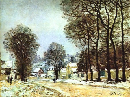 Snow at Louveciennes 1874 Alfred Sisley