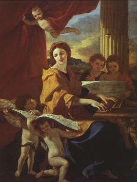 St.Cecilia Nicolas Poussin