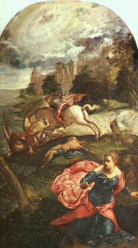 St.George and the Dragon Jacopo Robusti Tintoretto