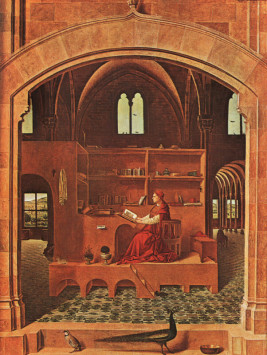 St.Jerome in his Study Antonello da Messina