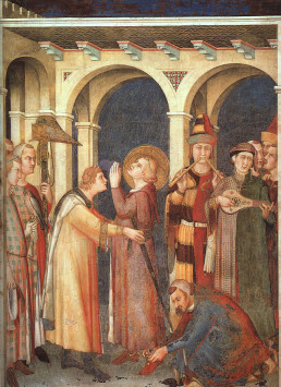 St.Martin is Knighted Simone Martini