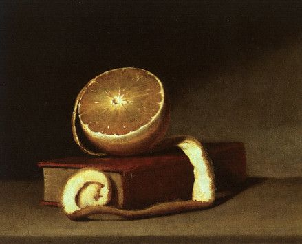 Still Life with Orange and Book Raphaelle Peale