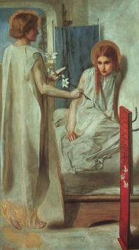 The Annunciation : Ecce Ancilla Domini ! Dante Gabriel Rossetti