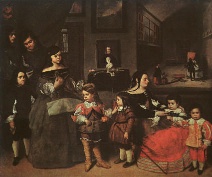 The Artist's Family Juan Bautista Martinez del Mazo