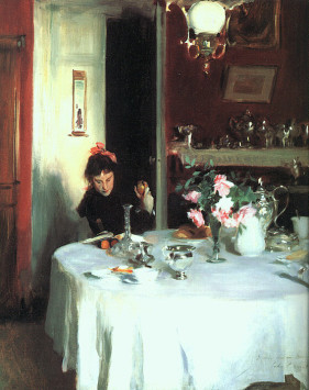 The Breakfast Table John Singer Sargent