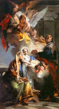 The Education of the Virgin Mary Giovanni Battista Tiepolo