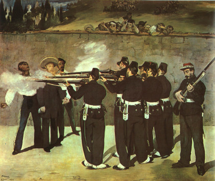 The Execution of the Emperor Maximillion Edouard Manet
