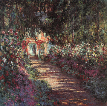 The Garden in Flower Claude Monet