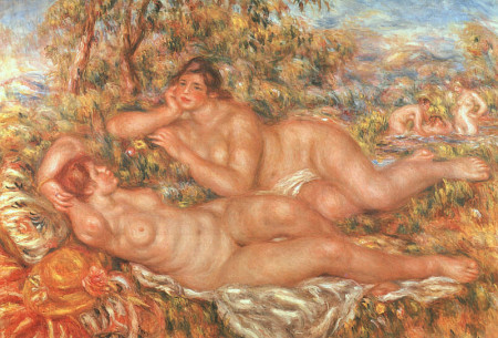 The Great Bathers The Nymphs Pierre Renoir