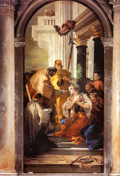 The Last Communion of St.Lucy Giovanni Battista Tiepolo