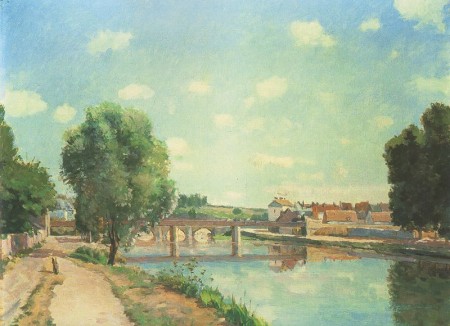 The Railway Bridge, Pontoise Camille Pissarro