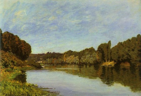 The Seine at Bougival Alfred Sisley