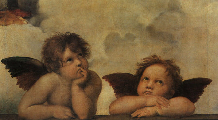 The Sistine Madonna Detail Raphael