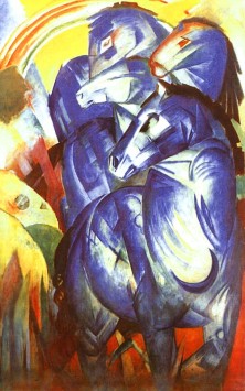 The Tower of Blue Horses Franz Marc