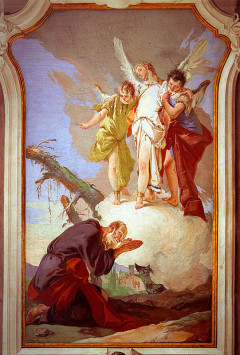 The Tree Angels Appearing to Abraham Giovanni Battista Tiepolo
