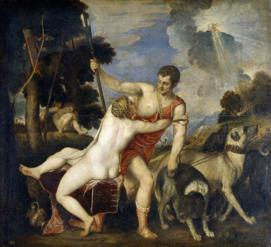 Venus and Adonis Titian