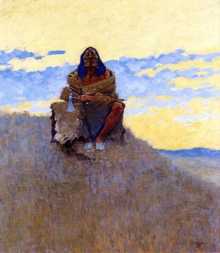 When His Heart is Bad Frederic Remington
