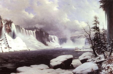 Winter at Niagara Falls Hyppolyte Sebron
