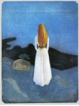 Young Woman on the Shore Edvard Munch