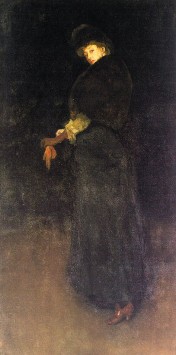 Arrangement in Black : The Lady in the Yellow Buskin James Abbott McNeill Whistler