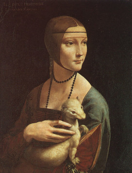Cecilia Gallerani : Lady with an Ermine Leonardo Da Vinci