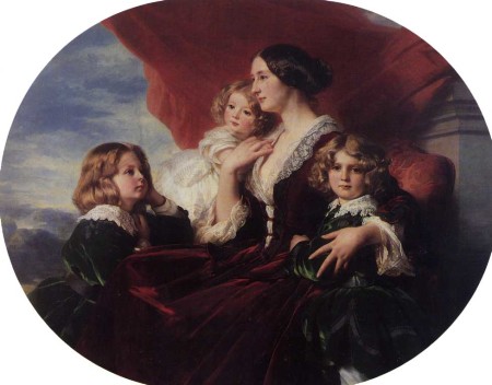 Elzbieta Branicka, Countess Krasinka and her Children Franz Xaver Winterhalter