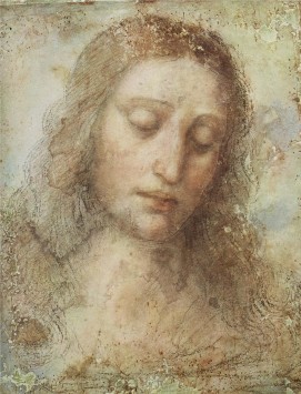 Head of Christ Leonardo Da Vinci