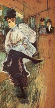 Jane Avril Dancing Henri Toulouse-Lautrec