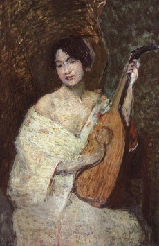Lady with a Mandolin Alden J Weir