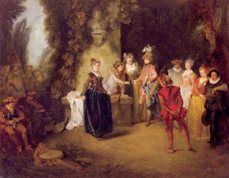 Love in the French Theatre Antoine Watteau