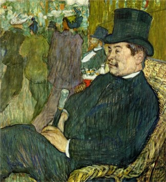M. Delaporte at the Jardin de Paris Henri Toulouse-Lautrec