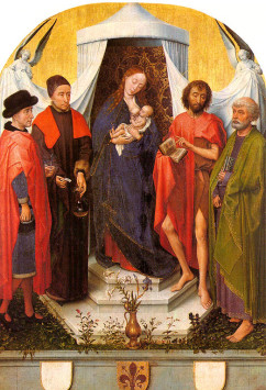 Madonna with Four Saints Rogier van der Weyden