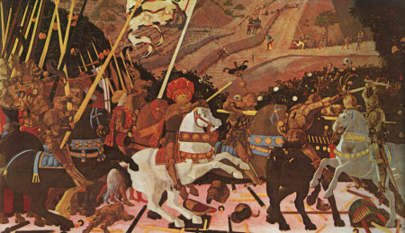 Niccolo Mauruzi da Tolentino at The Battle of San Romano Paolo Ucello