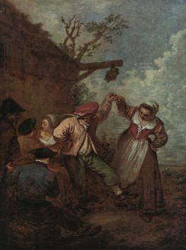 Peasant Dance Antoine Watteau