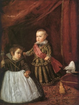 Prince Balthasar Carlos with a Dwarf Diego Velazquez