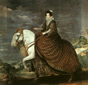 Queen Isabel de Bourbon on Horseback Diego Velazquez