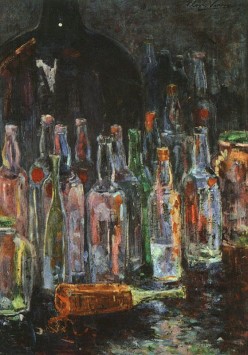 Still Life with Bottles Floris Verster