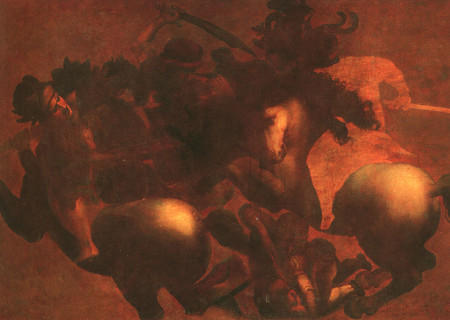 The Battle of Anghiari Tavola Doria Copy Leonardo Da Vinci