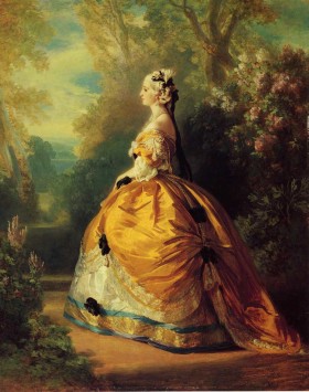 The Empress Eugenie a la Marie-Antoinette Franz Xaver Winterhalter