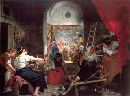 The Fable of Arachne The Spinners Diego Velazquez