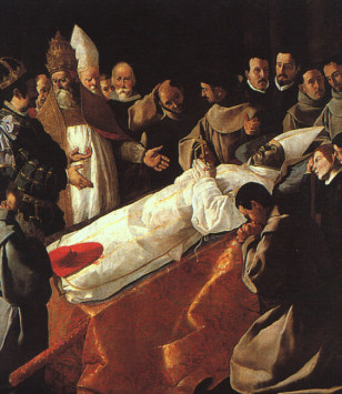 The Lying in State of St.Bonaventura Francisco de Zurbaran
