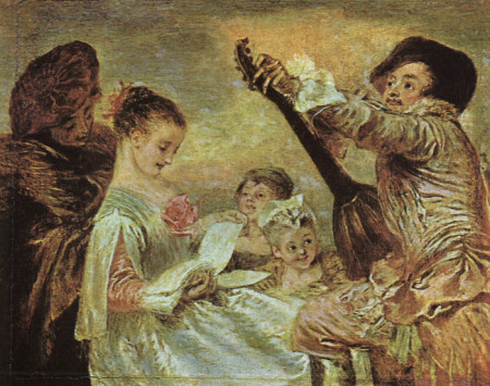 The Music Lesson Antoine Watteau