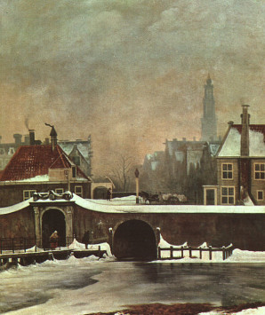 The Raampoortje Gate at Amsterdam Wouter Johannes van Troostwijk