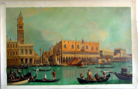 Veduta del Palazzo Ducale : Canaletto